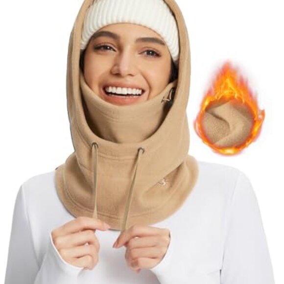 Thermal Fleece Balaclava Ski Mask Winter Face Cover Hood Cold Weather Gear
